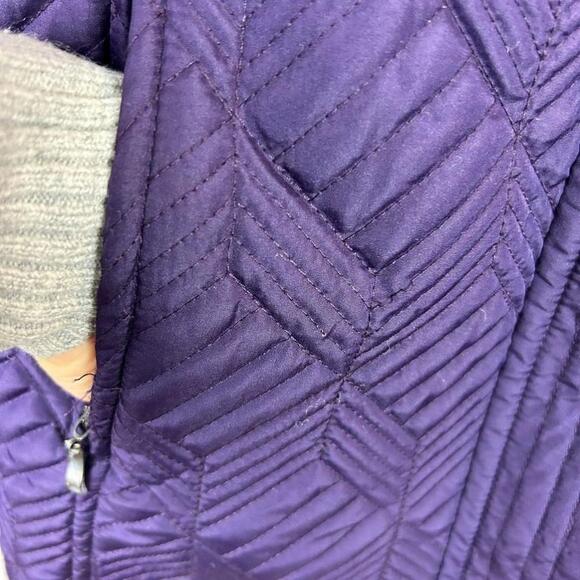 Northern Reflections Purple Quilted Jacket Large - Picture 10 of 12